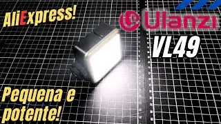 Mini Spot Ulanzi VL49 - Pequeno potente e vers&aacute;til!
