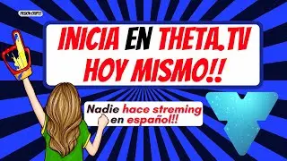 THETA TV tutorial COMO HACER STREAMING inicia AHORA!