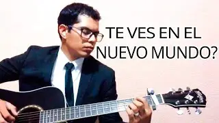 Te ves en el nuevo mundo? Guitarra letra y voz JW nuevo cántico #139 (134) finger style