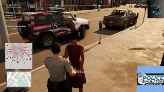 Police Simulator (Ch.80: Using New 4TH OF JULY Vehicle Skin While Patrolling)