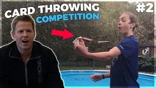 Card Throwing Competition #2 RESULTS | Rick Smith Jr.