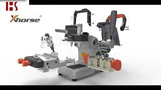 Xhorse Dolphin XP007 Key Cutting Machine Display Video 081074