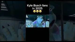 Kyle Busch fans in 2025 #shorts #funny #nascar