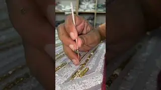 Beautiful hand embroidery gown #viral #fashion #embrioderywork #handembriodery