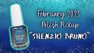 Cuticula Nail Lacquer | Feb PPU Silenzio Bruno | Live Swatch