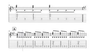 chords - triads over open strings in DAE