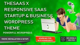 TheSaaS X - Responsive SaaS, Startup & Business WordPress Theme download  100% GPL installations
