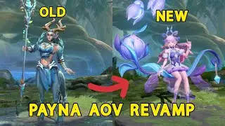 NEW PAYNA REVAMP VS OLD PAYNA ARENA OF VALOR HERO EFFECT COMPARISON - PEURA ROV REWORK
