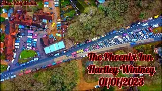 New Years Day Classic Car Gathering @ The Phoenix Inn 4K Drone Footage