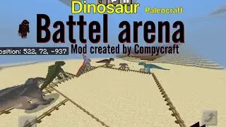 Paleocraft mod Battel arena dinosaur battel Royalty