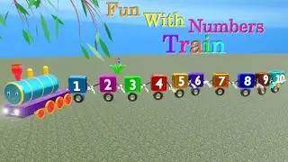 Fun With Numbers||Funny Numbers Train#numbers #numbersinenglish #numberslearningforkids