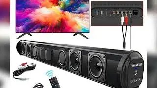 A must-have product!&nbsp;Wireless Bluetooth Sound Bar Speaker System Super Bass Wired Surround Stereo