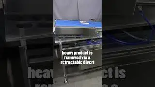 Incline Checkweigher with 2 Styles of Divert in One Compact Unit  #weighingscale #industrialweighing