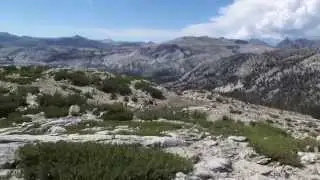 Panorama near Upper McCabe Lake Bench, California