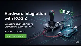 ROS 2 Hardware Integration: Arduino Joystick Control via Serial Communication #ros2 #robotics