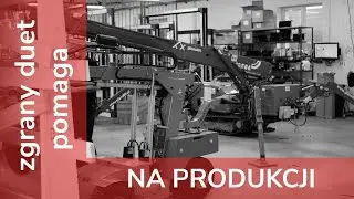 Manipulator Smartlift SL608 i mini żuraw Maeda 285C przy produkcji wielkiego okna HST