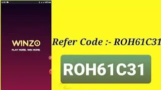winzo gold referral code and get rs50 bonus