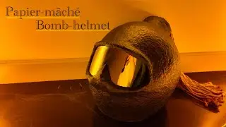 I MADE A REAL BOMB-HELMET FROM PAPIER-M&Acirc;CH&Eacute;!