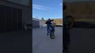 Nohand Wheelie 🔥 #shorts #kawasaki #stunt #motorcycle #wheelie