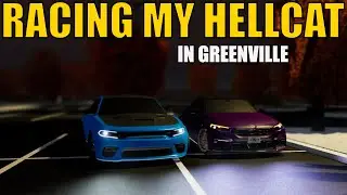 RACING MY HELLCAT REDEYE VS A BMW M2 IN ROBLOX GREENVILLE!!!! (GONE WRONG)