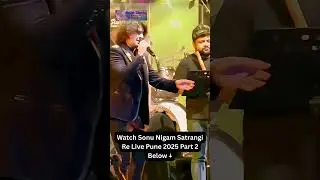 Most Beloved Song of all Time!! Suraj Hua Maddham- Satrangi Re Live Pune #sonunigam #satrangire