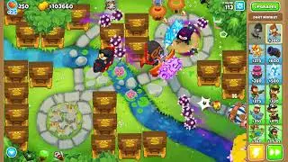 Dart Paragon absolutely SHREDDING rounds 100-120 | BTD6 New Update 27.0