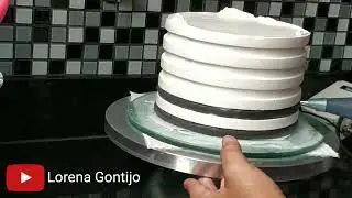 BOLO MISSÃO IMPOSSÍVEL   BOLO BRANCO E PRETO   LORENA GONTIJO
