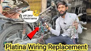 How to Change Bike Wiring 🏍️🔥🔥 | Platina Wiring Problem Solution 🧐 | SG Royal Work