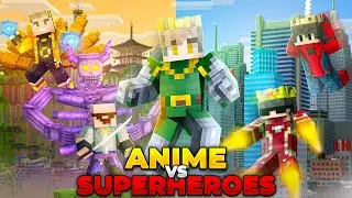I Joined a 'Anime VS SuperHeros' Minecraft SMP
