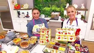 Temp-tations Set of 2 Stoneware TV Dinner Trays on QVC