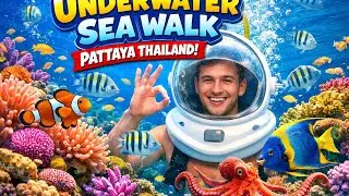 Underwater Sea Walking in Coral Island tour at Pattaya | Underwater Sea Walk Pattaya Thailand 🪸🐠🐙😀