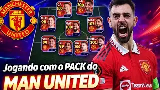 GAMEPLAY COM O PACK DO MANCHESTER UNITED NO EFOOTBALL MOBILE 