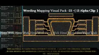 Weeding Mapping Visual Pack -23 =[ 13 Alpha Clip  ]#vj #visuals #abstract #ledmapping #visuals