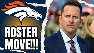 Denver Broncos Make a ROSTER MOVE After First Preseason Game!!