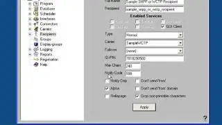 PageGate SNPP, TAP, WCTP Recipients
