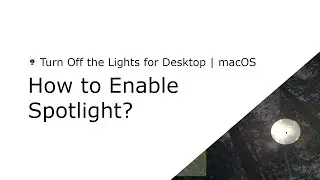 🔵How to Use the Spotlight That Follows Your Cursor on Mac | Turn Off the Lights for Desktop