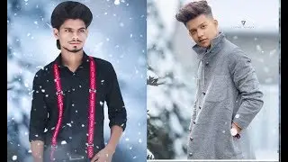 Picsart Riyaz. 14 Winter Realistic Photo Editing tutorial
