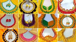 💛👰 Latest Yellow Blouse Back Neck Designs 2025 | Haldi & Mayo Blouse Back Neck Designs 🌼