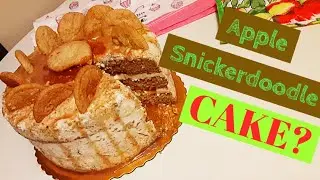Apple Snickerdoodle Cake Recipe | Easy Upgraded Box Cake Recipe | Drip Cake | Dessert Alert
