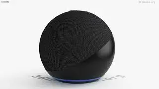 Amazon Echo Dot 5th Gen Black 3D model by 3DModels.org