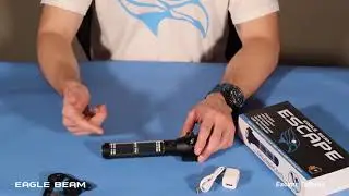 Escape Solar Powered LED Flashlight by Eagle Beam