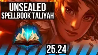 TALIYAH vs ZED (MID) | Unsealed Spellbook | KR Master | 25.24