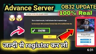 How to register ob32 advance server free fire | how to download ob32 advance server free fire |