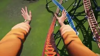 Fire vs Water Dueling Coaster (WIP) - Planet Coaster