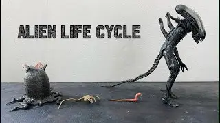 Alien Life Cycle | Alien Day Stop Motion Special | #stopmotion #alien #actionfigure  #animation
