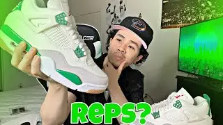 Should You Buy Reps? Air Jordan 4 Nike SB Pine Green Review And On Foot *Dandy Shoe*
