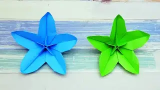DIY Origami Flower | Cherry Blossom Paper Flower Making Ideas | Paper Flower For Home Decor