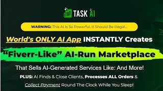 TaskAI-Review |World's First AI-Generated Services|Honest Opinion TaskAI|TaskAI Software Are Legit?
