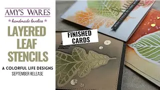 New Layered Leaves from the September Release A Colorful Life Designs!