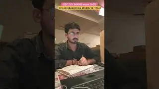 10-12 oct oliveboard SSC CGL MAINS live mock#ssccgl2025 #cglmains2025 #motivation #shorts #ytshorts